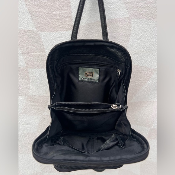 Osgoode Marley Cashmere Streetwear Black Leather Mini Backpack - Picture 6 of 10